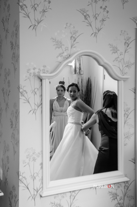 Bridal Prep at the Clock Barn