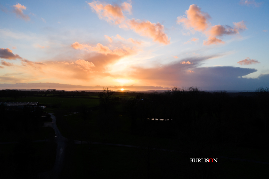 Sunset at Wasing Park