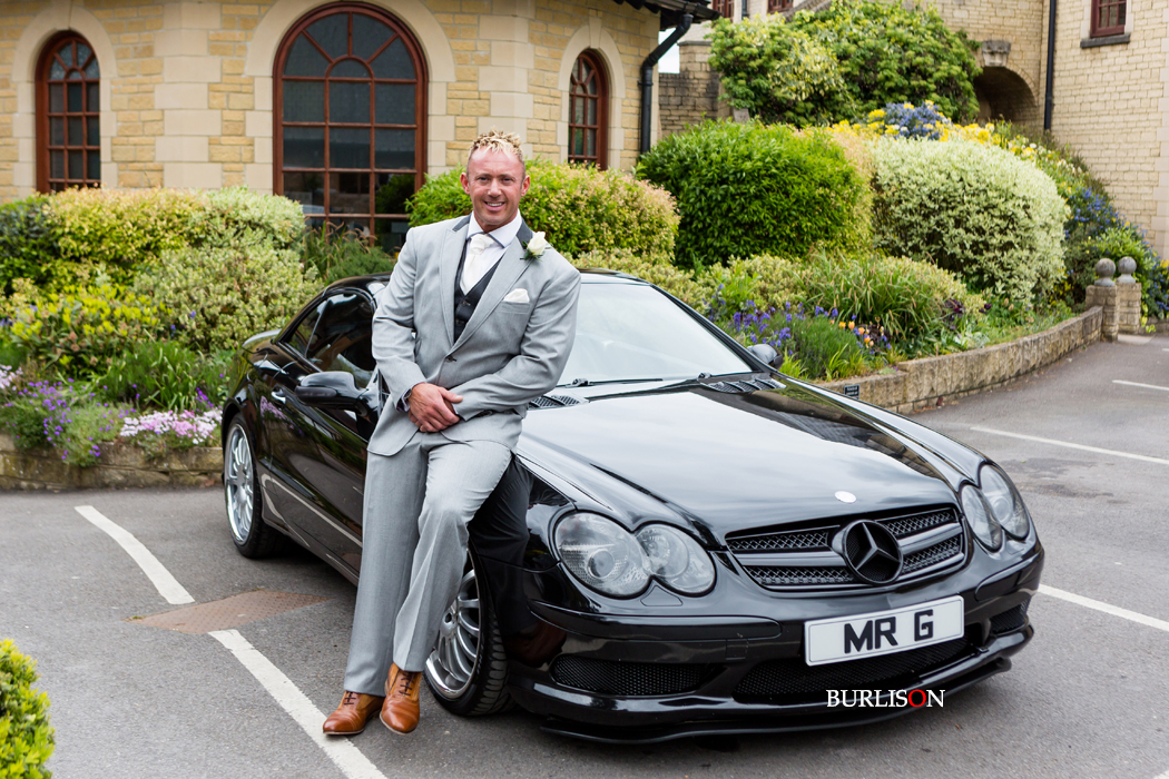Groom at Pennyhill Park 