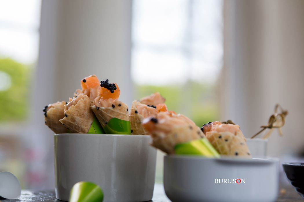 Canapes at Pennyhill Park