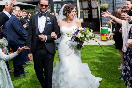 Wedding at the Clock Barn